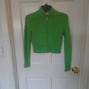 Women's Green Sarsaparilla Long Sleeve Sweater Size S